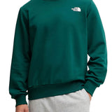 Felpa manica lunga logo simple dome verde