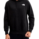 Felpa con cappuccio logo simple dome nero