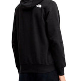 Felpa con cappuccio logo simple dome nero