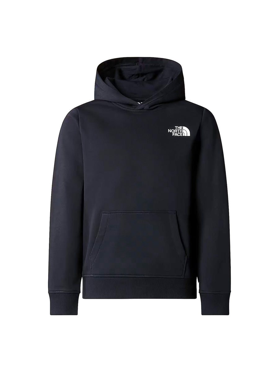 Felpa The North Face bambino cappuccio regular teen box nero