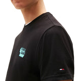 T-shirt maniche corte Stackcon logo in  3D nero