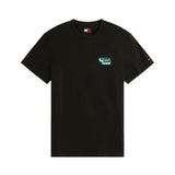 T-shirt maniche corte Stackcon logo in  3D nero
