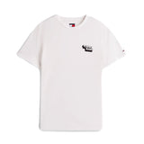 T-shirt maniche corte Stackcon logo in  3D bianco