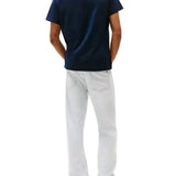 T-shirt maniche corte bandiera logo pop blu