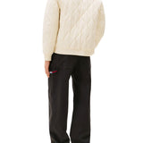 Bomber zip trapuntato leggero sabbia