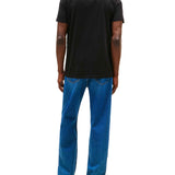 T-shirt maniche corte con logo lettering nero