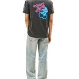 T-shirt maniche corta Novelty con logo nero