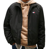 Giubbino zip relaxed fit imbottito idrorepellente nero