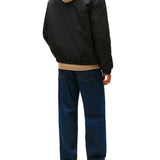 Giubbino zip relaxed fit imbottito idrorepellente nero