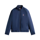 Giubbino zip relaxed fit imbottito idrorepellente blu