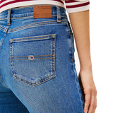 Jeans Sylvia a zampa denim medio