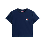 T-shirt maniche corte bandiera posteriore blu