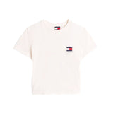 T-shirt maniche corte bandiera posteriore bianco