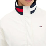 Giubbino zip essential ecru