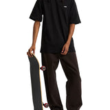 T-shirt manica corta left chest Iiloose nero