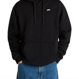 Felpa con cappuccio Salton loose nero
