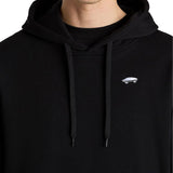Felpa con cappuccio Salton loose nero