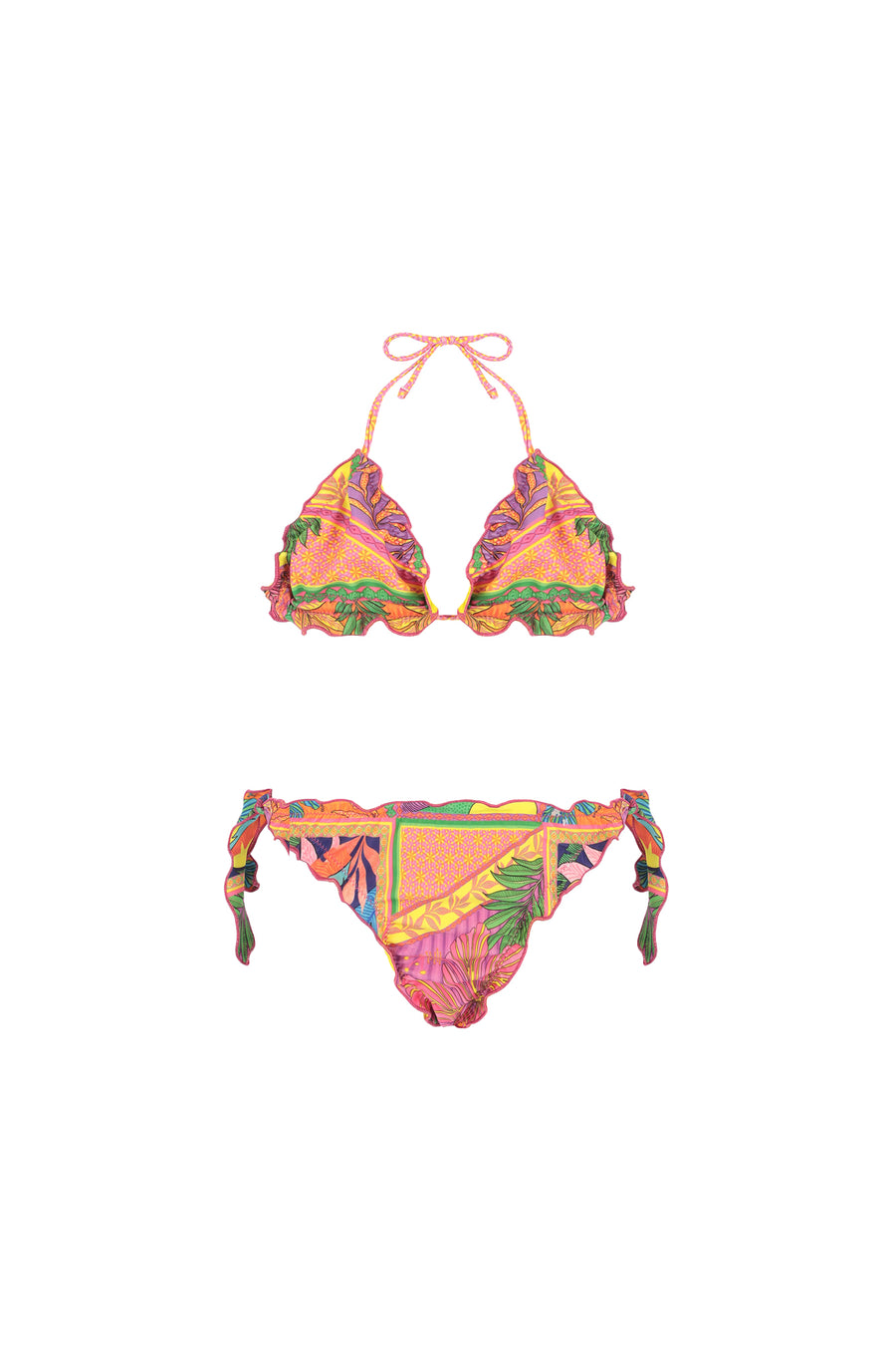 Bikini triangolo 4Giveness Bambina pop foulard