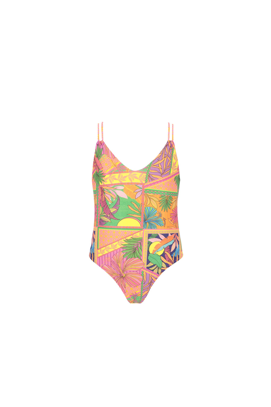 Monokini 4Giveness Bambina stampato pop foulard