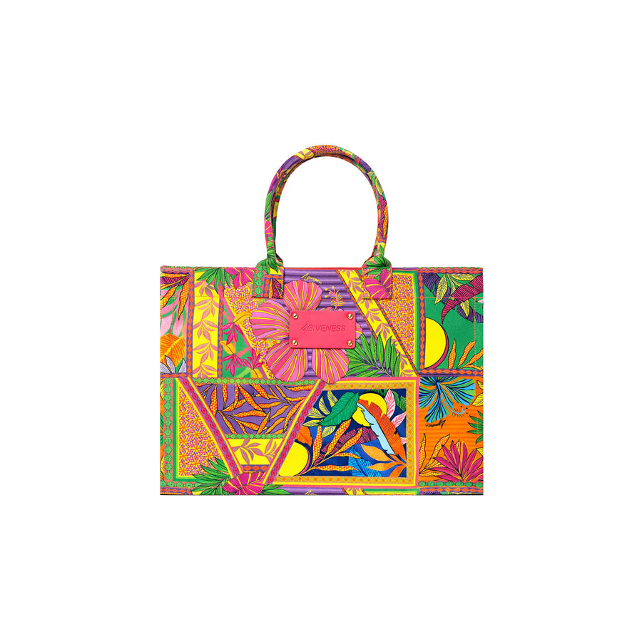 Borsa mare big 4Giveness donna Saint Tropez pop foulard