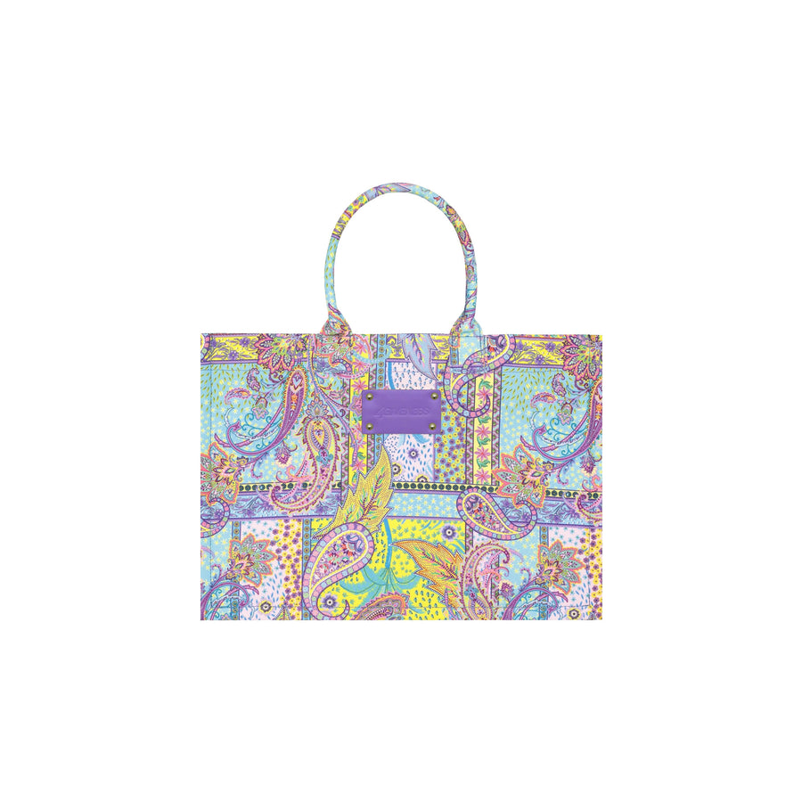 Borsa mare big 4Giveness donna Saint Tropez cachemire pastel