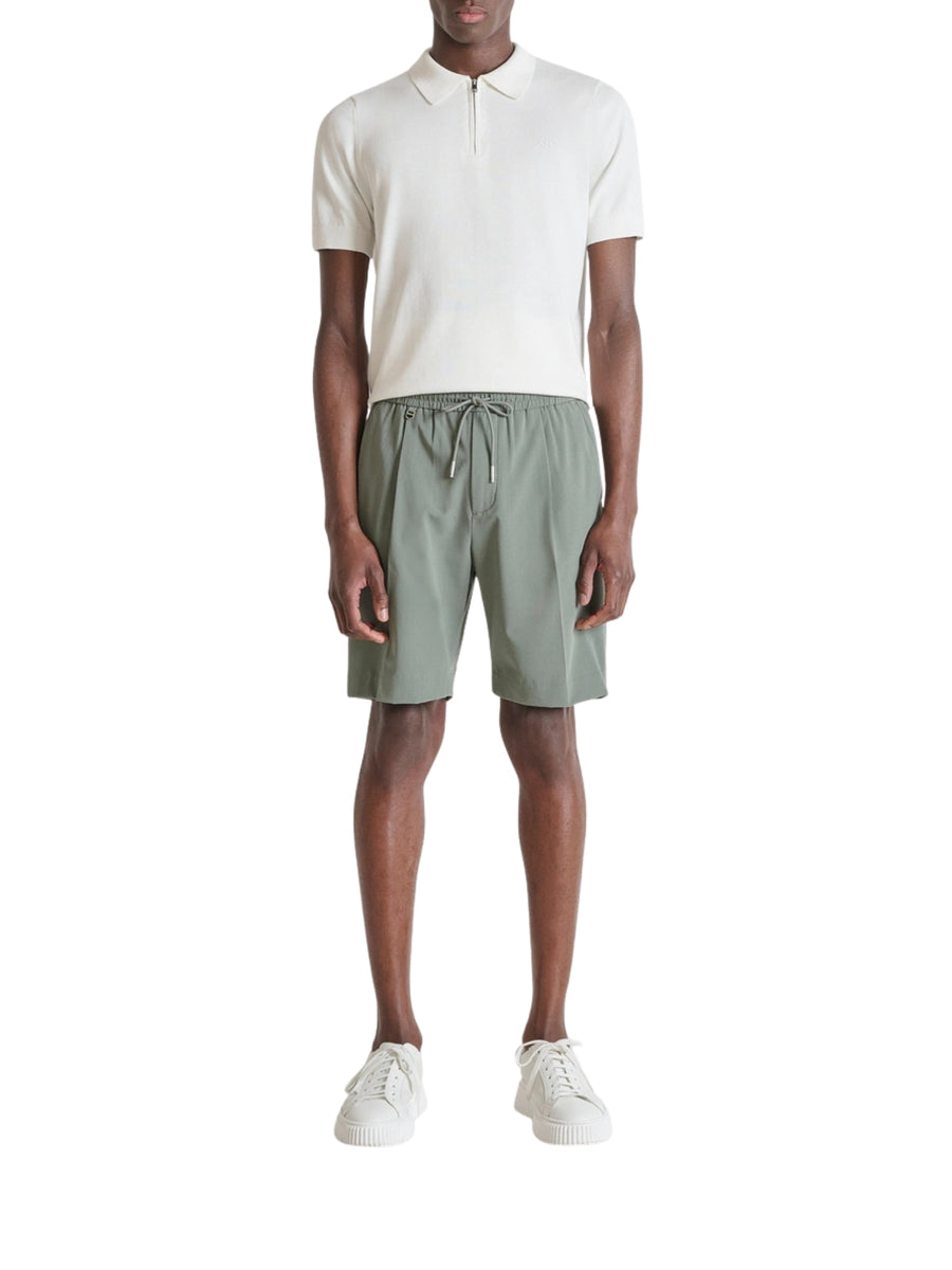 Short con coulisse Antony Morato uomo modello Neil verde agave