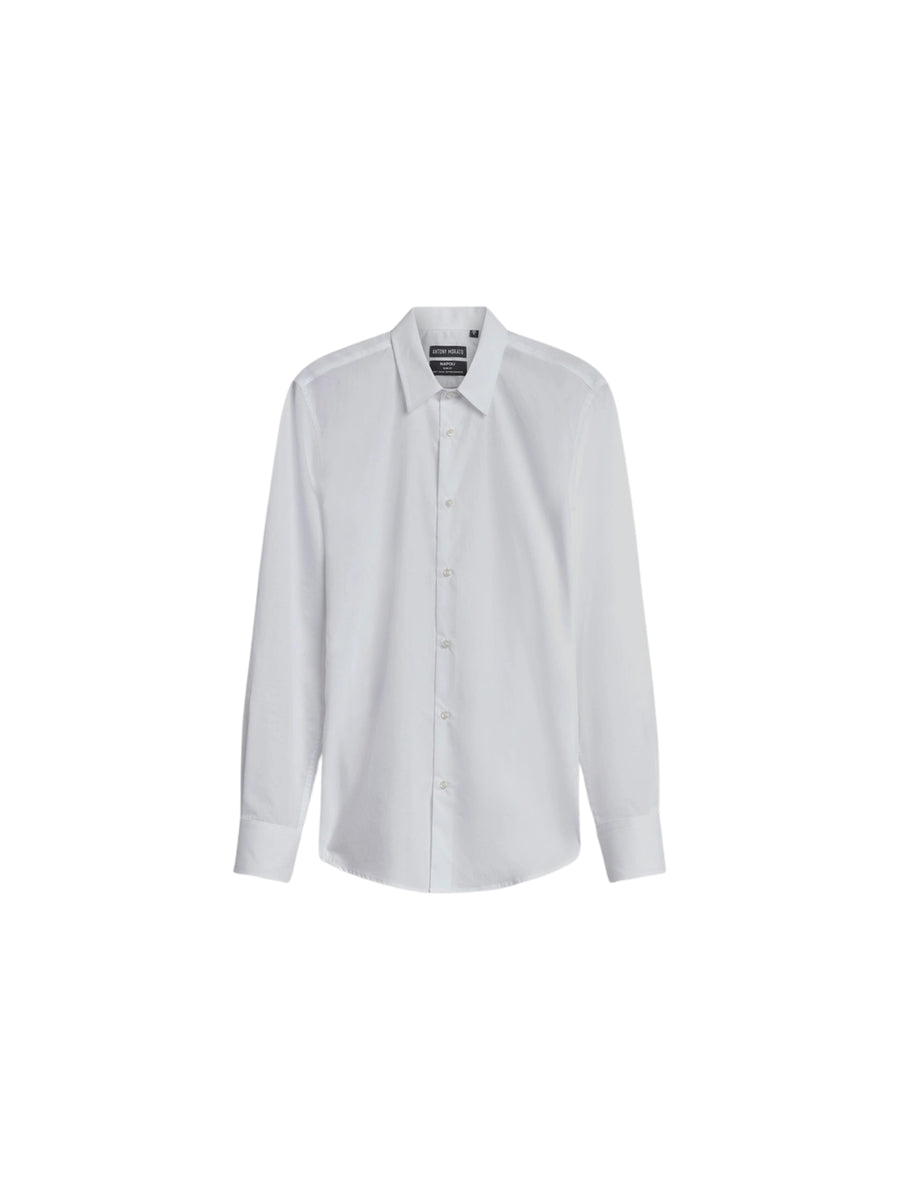 Camicia con maniche lunghe Antony Morato uomo modello Napoli slim fit bianco