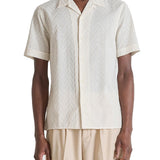 Camicia Anthony Morato uomo manica corta Honolulu relaxed burro