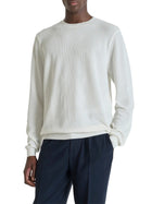 Maglia a girocollo con maniche lunghe Antony Morato uomo modello super fine yarn crema