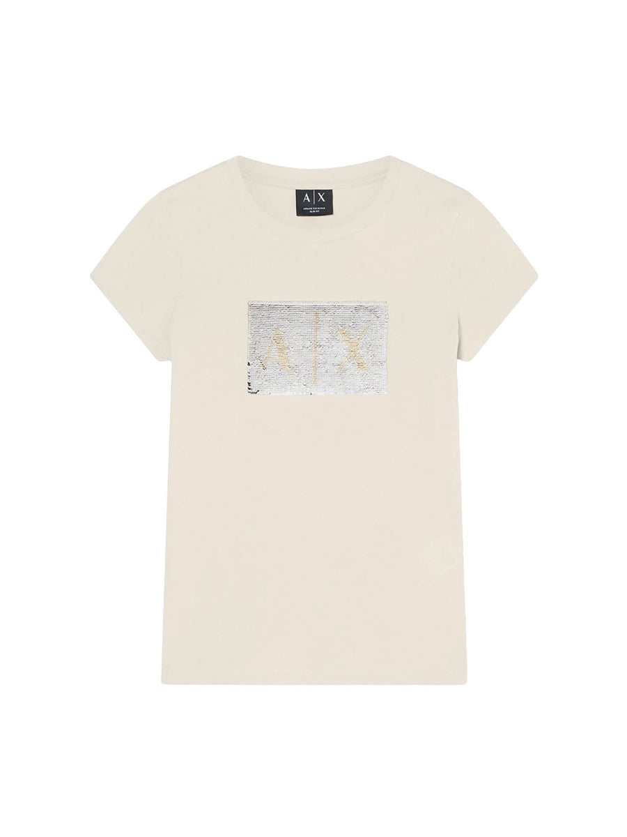 T-shirt Armani Exchange Donna a manica corta logo paillettes
 Dust