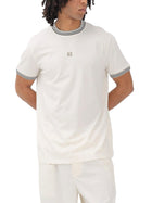 T-shirt Armani Exchange Uomo manica corta prf. contr. crema