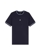 T-shirt Armani Exchange Uomo manica corta prf.contr blu