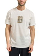 T-shirt Armani Exchange Uomo manica corta leafs logo bianco