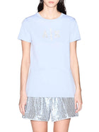 T-shirt Armani Exchange Donna a manica corta ax borchiette 
 Glacial