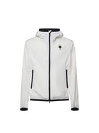 Giubbino Blauer uomo con zip e cappuccio Farrin bianco