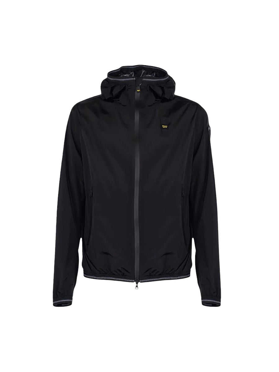 Giubbino Blauer uomo con zip e cappuccio Carruth nero