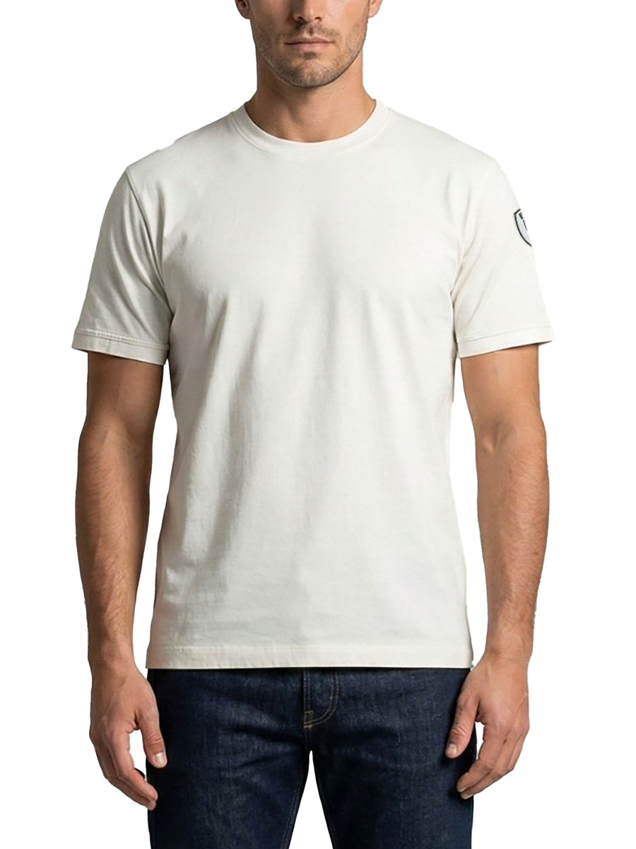 T-shirt Blauer uomo manica corta Hanson bianco