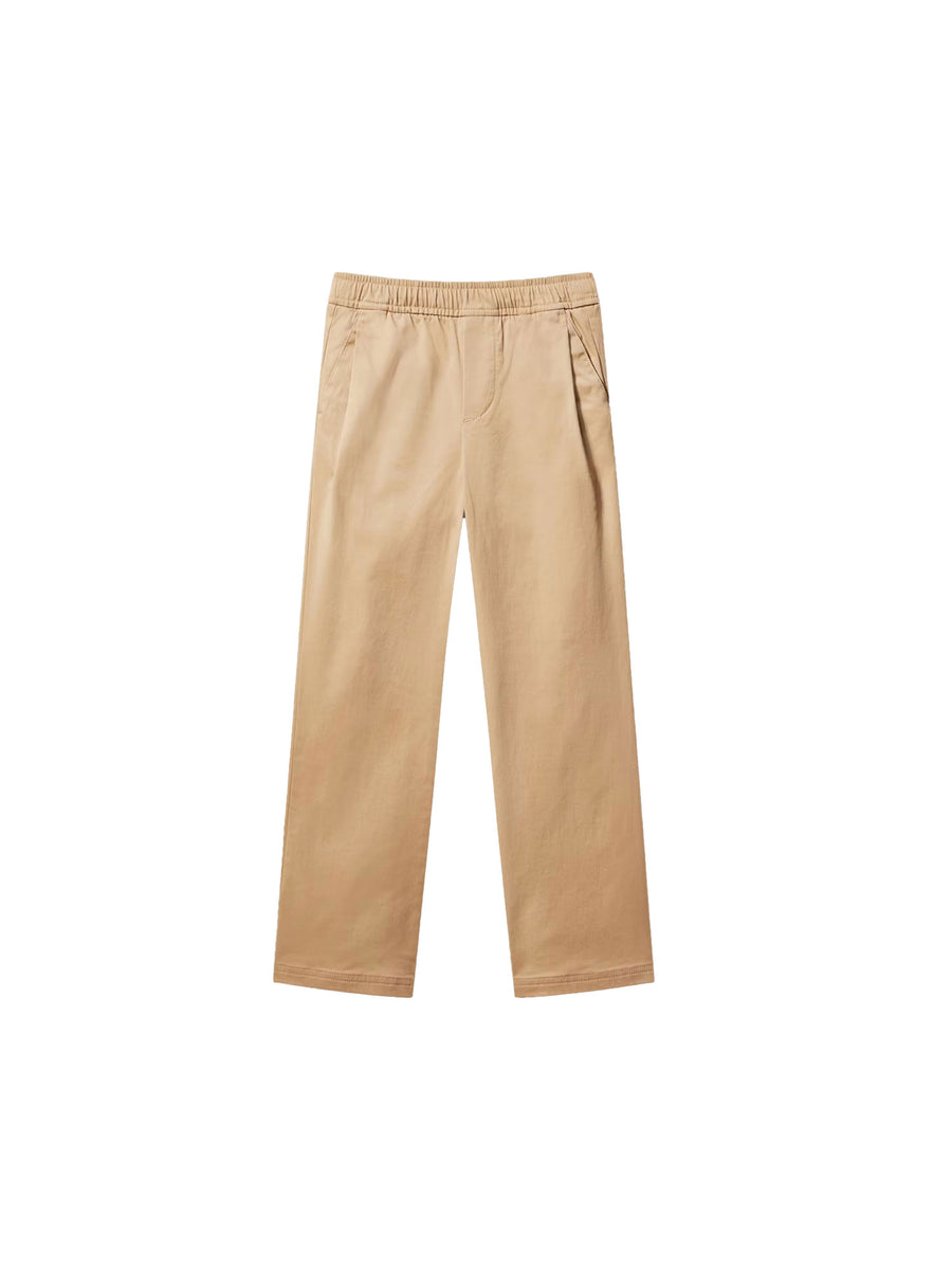 Chino Calvn Klein Bambino pull on rasatello beige