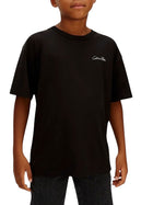 T-shirt Calvin klein Bambino polaroid aw nero