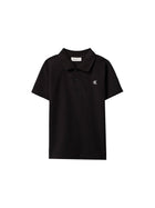 T-shirt Calvin Klein Ragazzo minimal logo nero