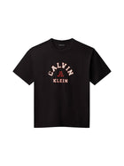 T-shirt Calvin Klein Ragazzo varsity graphic nero