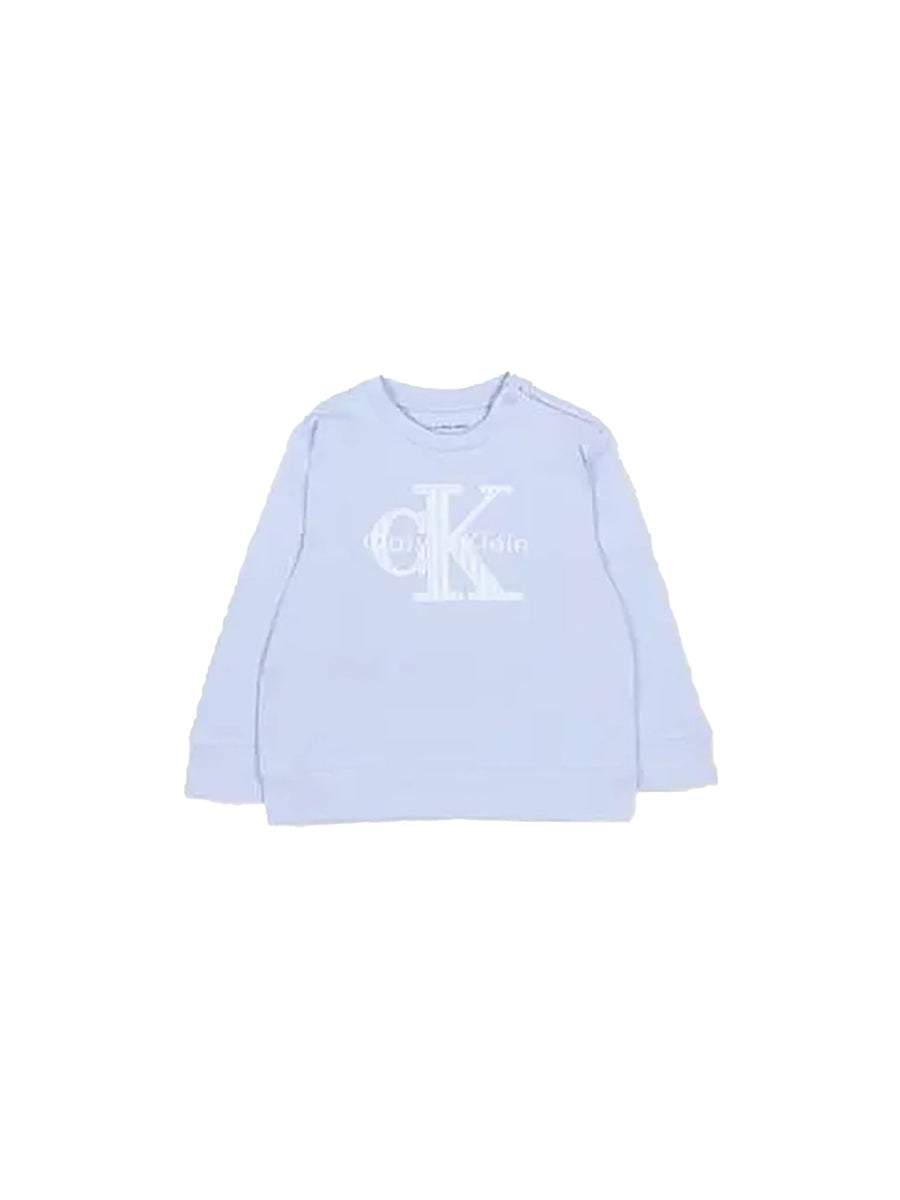 Felpa Calvin Klein Neonato monologo celeste