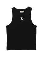 Canotta Calvin Klein Bambina logo nero