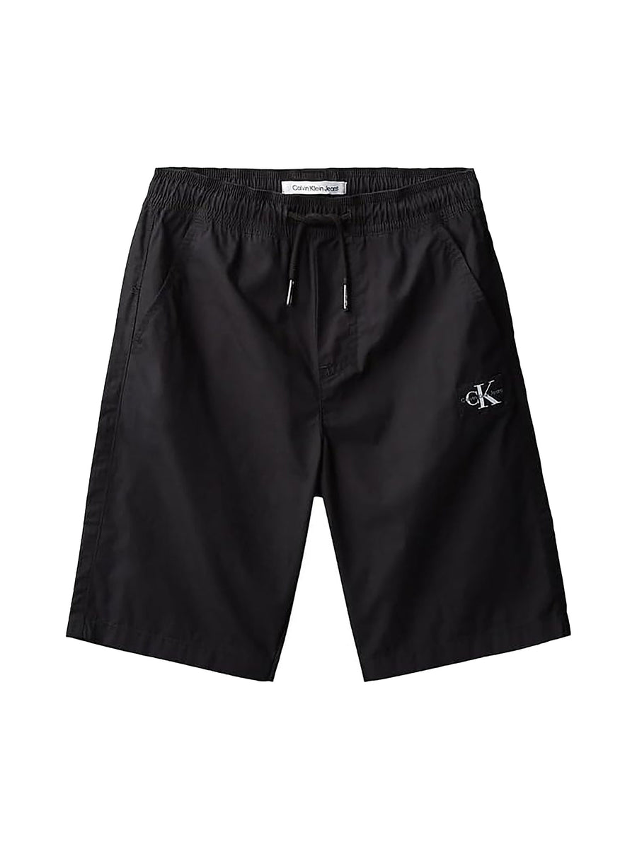Shorts Calvin Klein Bambino parachute nero