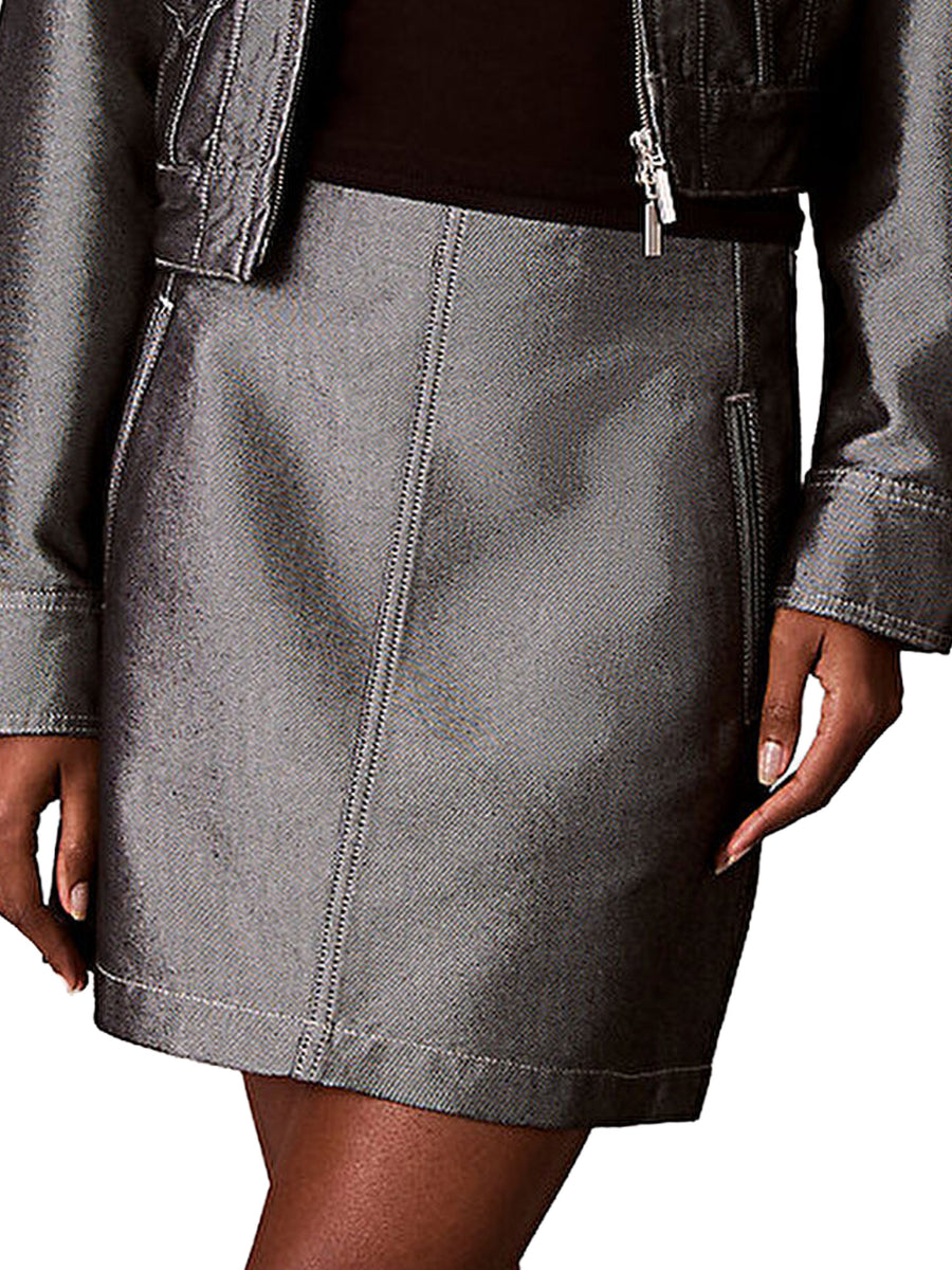 Gonna Calvin Klein Donna Linea A
 Denim Shine