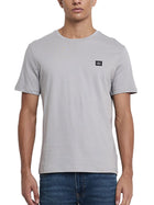 T-shirt Calvin Klein Jeans Uomo manica corta badge 30S jersey Grigio