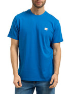 T-shirt Calvin Klein Jeans Uomo manica corta badge 30S jersey Blu