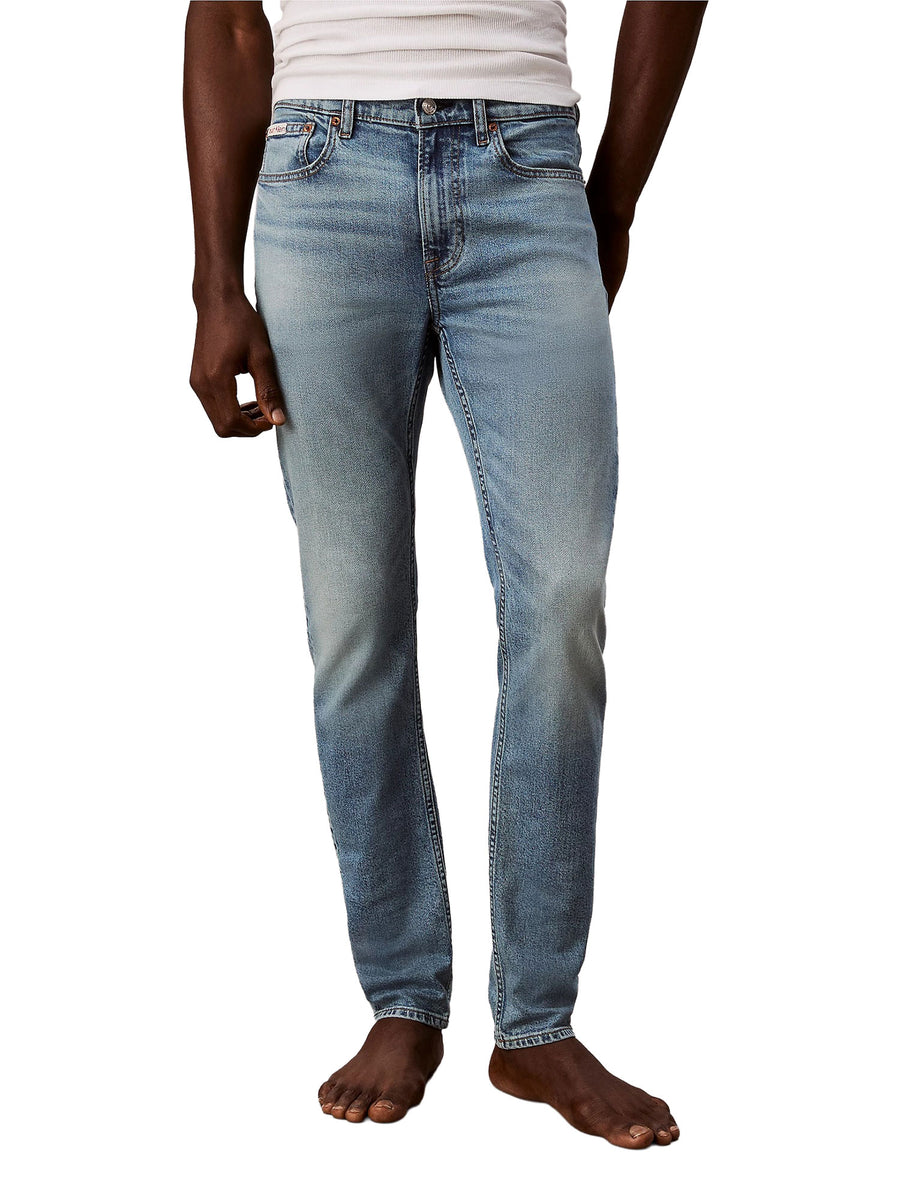 Jeans Calvin Klein Jeans Uomo slim taper 
 Denim washed