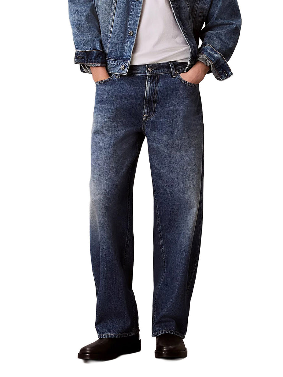 Jeans Calvin Klein Jeans Uomo barrel 
 Denim medio