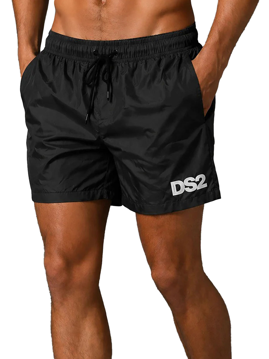 Boxer mare DS2 uomo basic logo nero